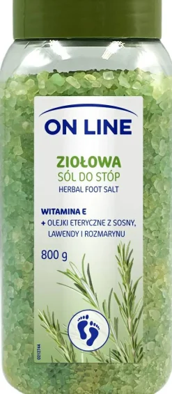 Entspannendes Fußbadesalz mit Vitamin E und Kräutern