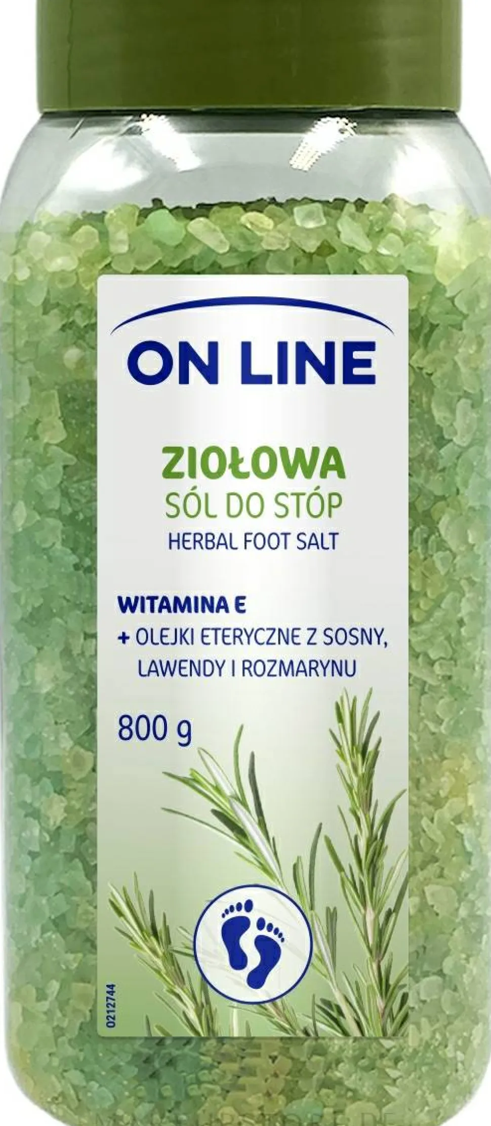Entspannendes Fußbadesalz mit Vitamin E und Kräutern