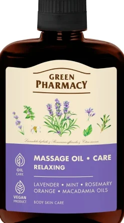 Entspannendes Massageöl mit Lavendel und Minze