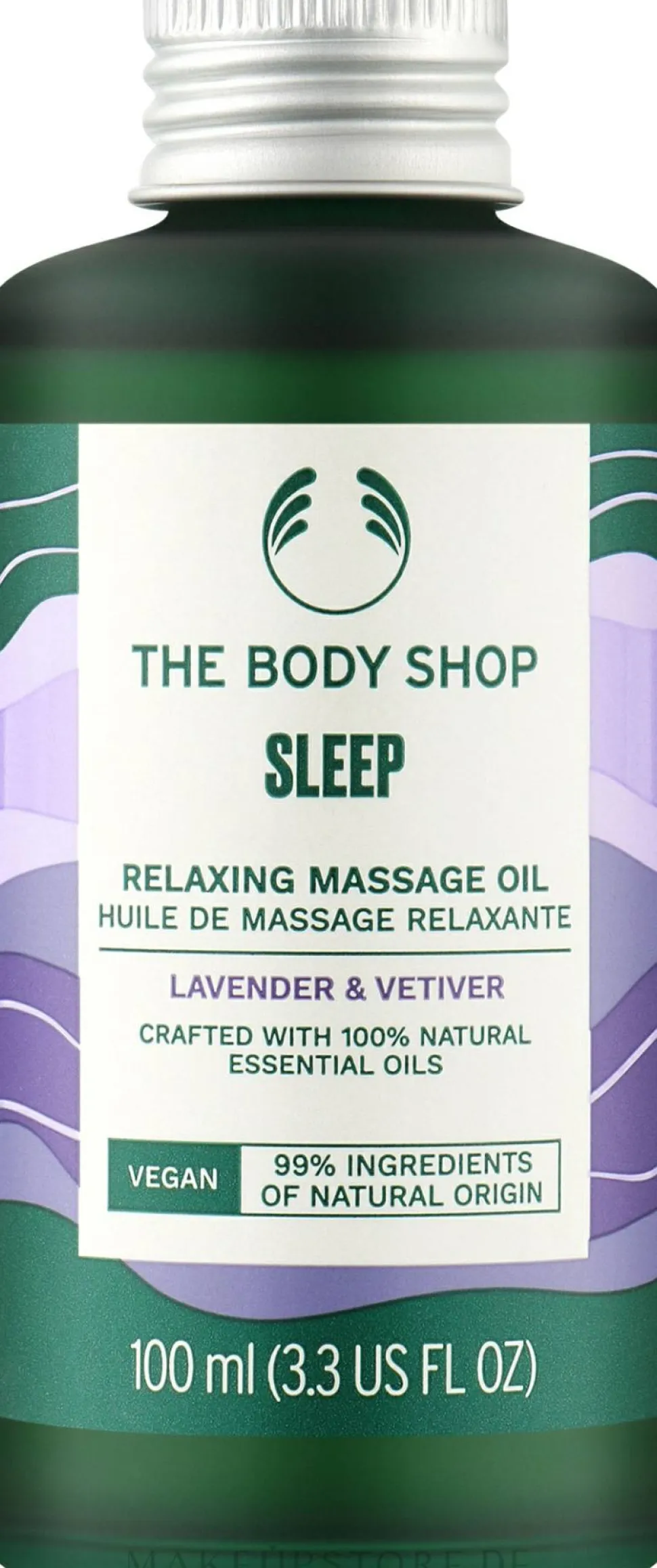 Entspannendes Schlafmassageöl mit Lavendel und Vetiver