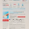 Enzym und erneuernde Peelingmaske für die Fersen