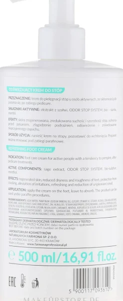 Erfrischende Fußcreme