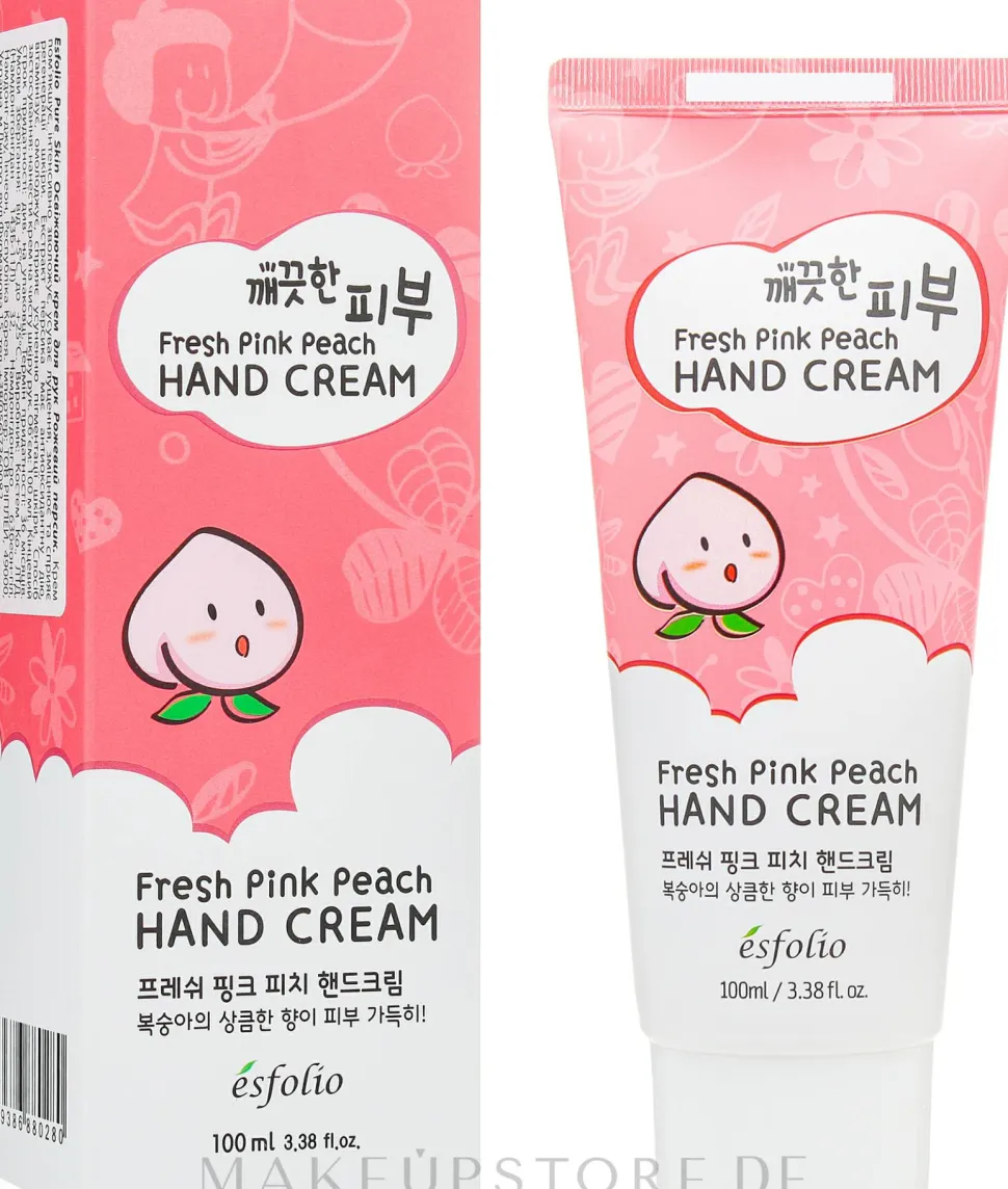 Erfrischende Handcreme mit Pfirsich