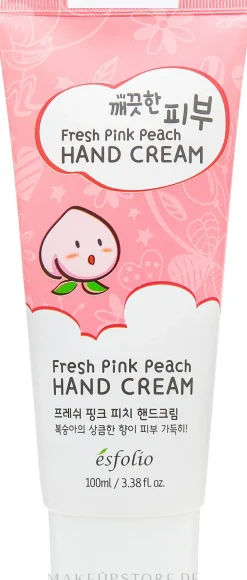 Erfrischende Handcreme mit Pfirsich