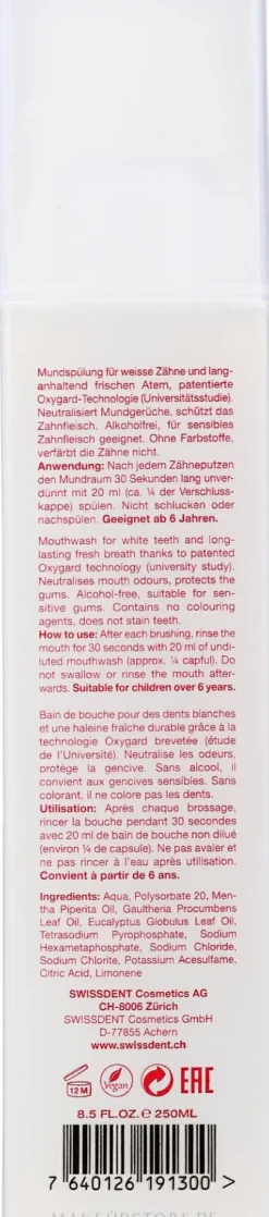 Erfrischende Mundspülung