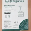 Erfrischende Mundwassertabletten mit Minze, Weinstein und Kaolin
