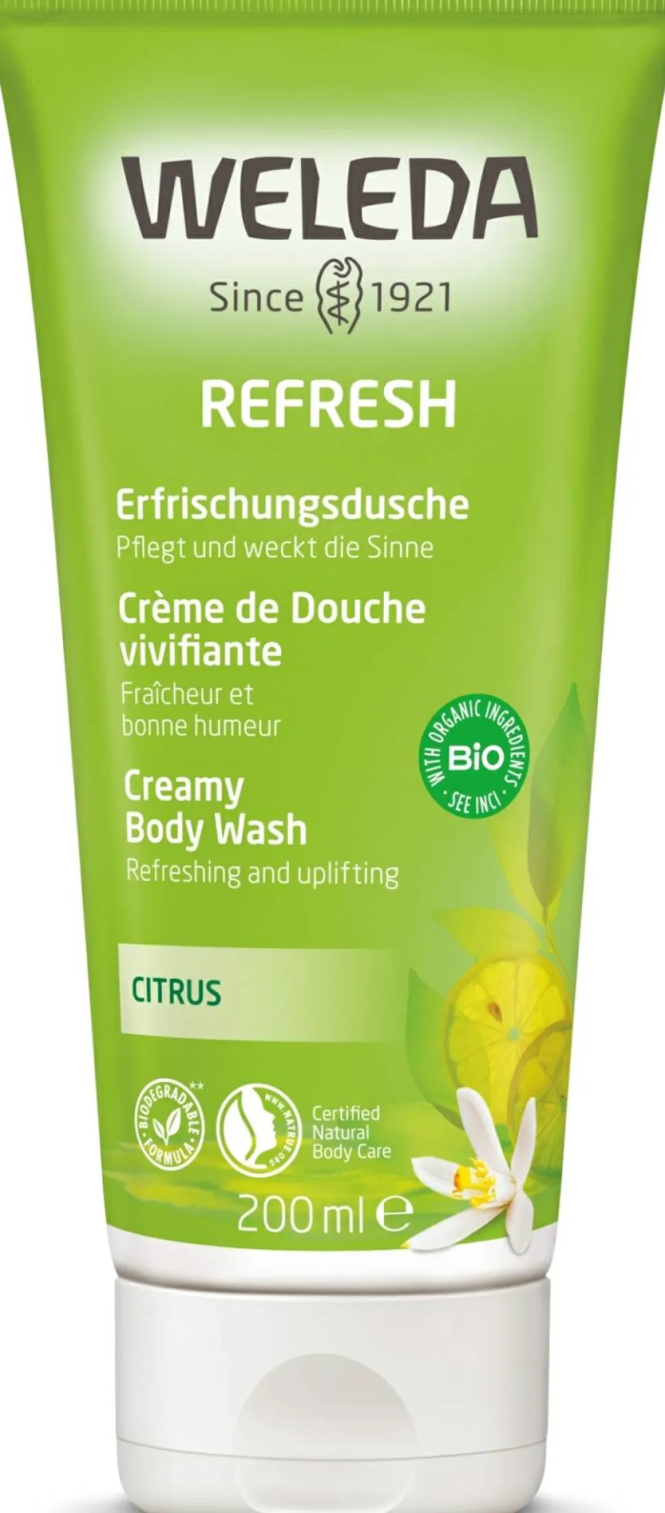 Erfrischendes Duschgel mit Bio Sesamöl