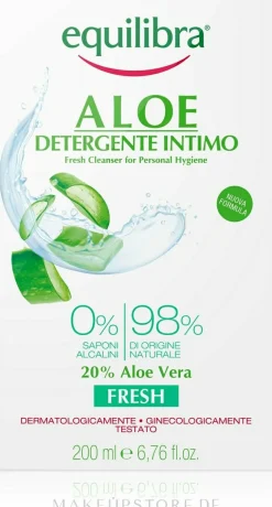 Erfrischendes Gel für die Intimhygiene mit Aloe Vera