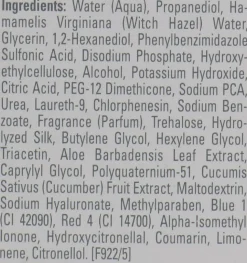 Erfrischendes und feuchtigkeitsspendendes Aktivgel für die Hände nicht-fettend