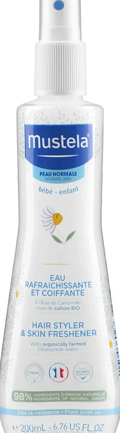 Erfrischendes Wasser für Körper und Haare von Kindern