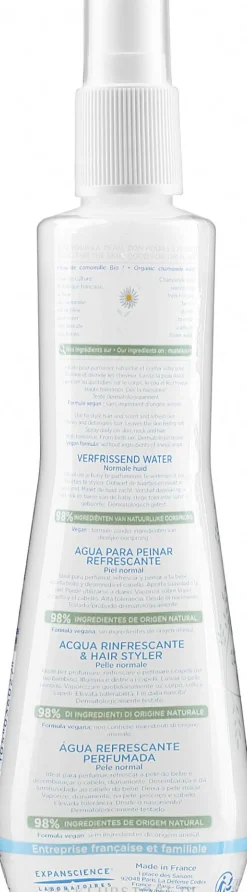 Erfrischendes Wasser für Körper und Haare von Kindern