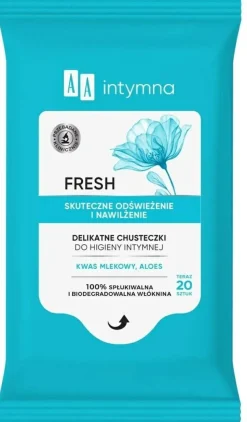 Erfrischende Tücher für die Intimhygiene 20 St.