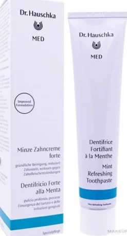 Erfrischende Zahnpasta Minze