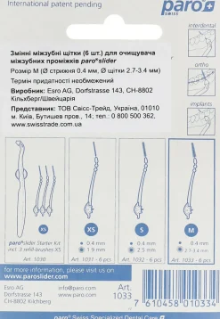 Ersatz-Zwischenraumbürsten, Größe M, 6 Stk.