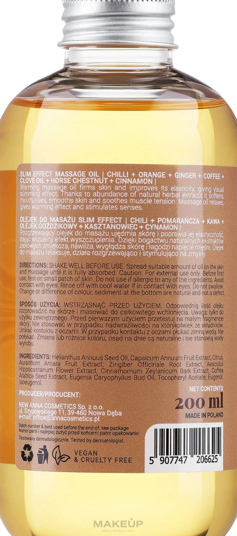 Erwärmendes Massageöl mit Zimt, Ingwer und Chili