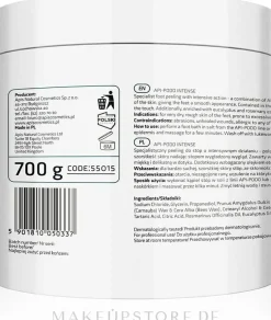 Exfolierende Fußpeeling mit AHA-Säuren und Urea