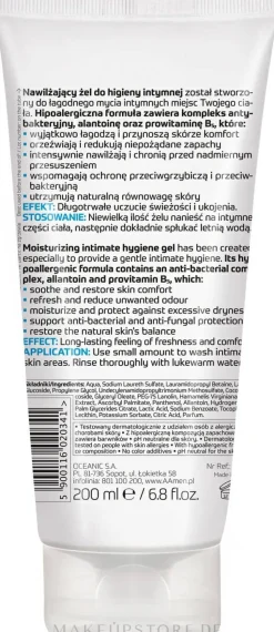 Feuchtigkeitsgel für die Intimhygiene