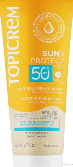 Feuchtigkeitsspendende Körperlotion mit SPF50+