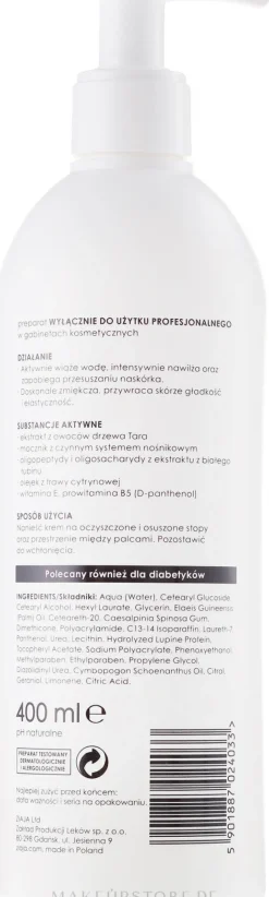Feuchtigkeitsspendende Fußcreme