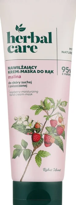 Feuchtigkeitsspendende Handcreme-Maske 'Himbeere'