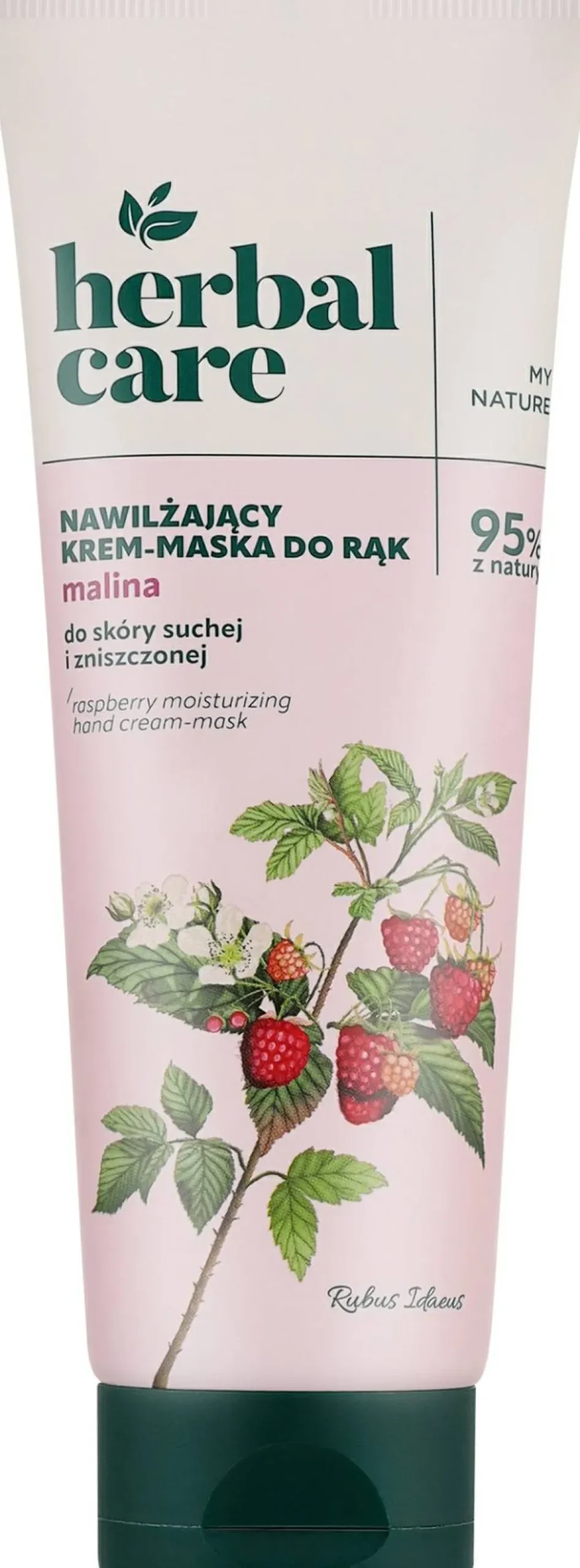 Feuchtigkeitsspendende Handcreme-Maske 'Himbeere'