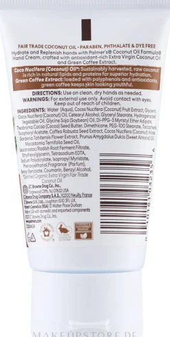 Feuchtigkeitsspendende Handcreme mit Bio Kokosöl und Vitamin E