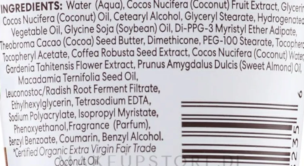 Feuchtigkeitsspendende Handcreme mit Bio Kokosöl und Vitamin E