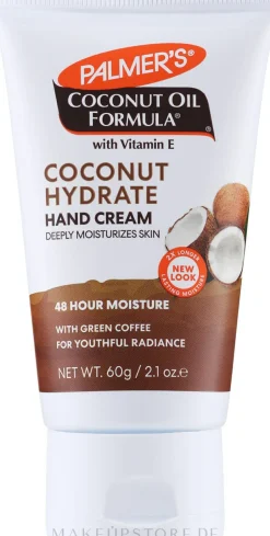 Feuchtigkeitsspendende Handcreme mit Bio Kokosöl und Vitamin E