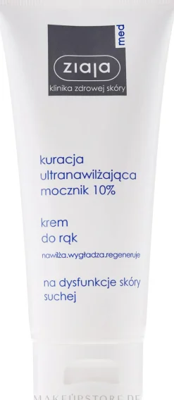 Feuchtigkeitsspendende Handcreme mit 10% Harnstoff für trockene Haut
