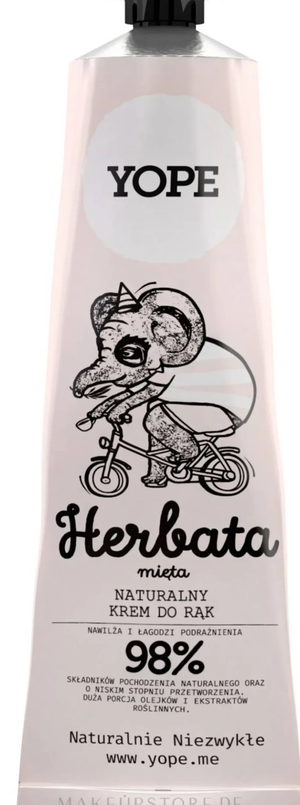 Feuchtigkeitsspendende Handcreme mit natürlichem Extrakt aus Grünem Tee und Pfefferminze