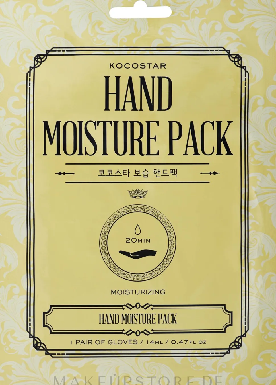Feuchtigkeitsspendende Handmaske