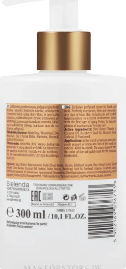 Feuchtigkeitsspendende Hand- und Nagelcreme