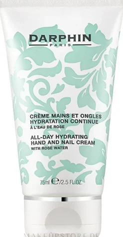 Feuchtigkeitsspendende Hand- und Nagelcreme mit Rosenwasser