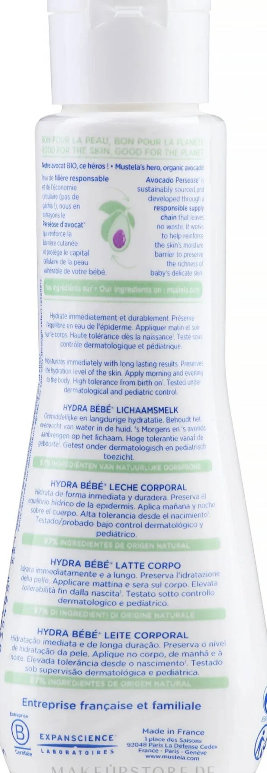 Feuchtigkeitsspendende Körperlotion für Babys