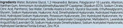 Feuchtigkeitsspendende Pads mit kühlendem Effekt