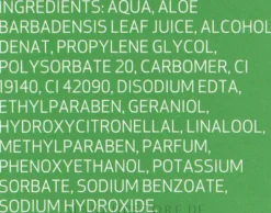Feuchtigkeitsspendendes, beruhigendes und regenerierendes Gesichts- und Körpergel mit Aloe Vera