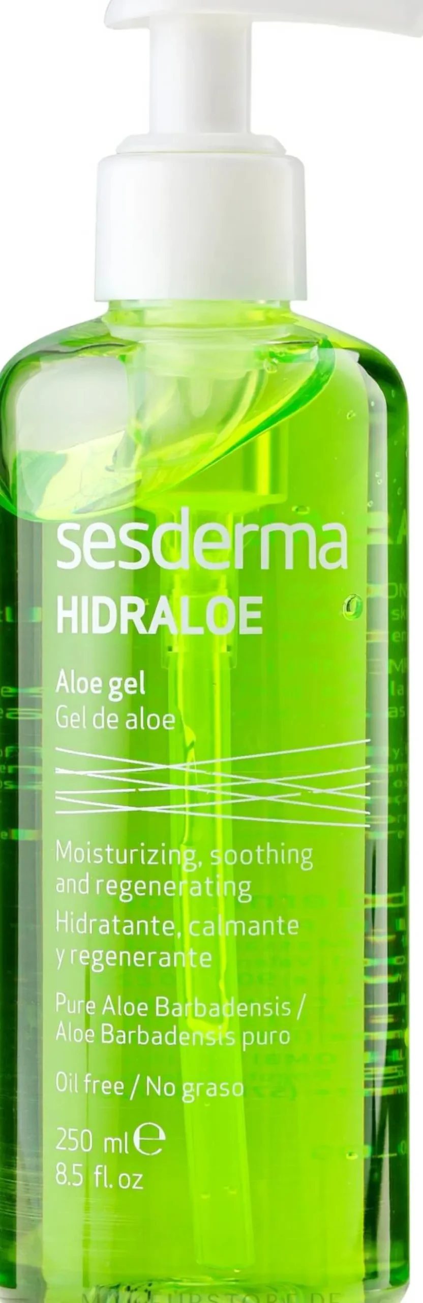 Feuchtigkeitsspendendes, beruhigendes und regenerierendes Gesichts- und Körpergel mit Aloe Vera