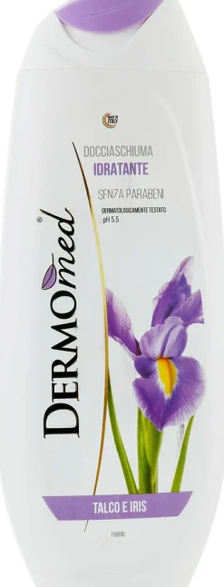 Feuchtigkeitsspendendes Duschgel mit Talkum und Iris