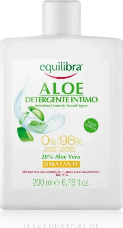 Feuchtigkeitsspendendes Gel für die Intimhygiene mit Aloe Vera