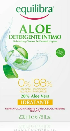 Feuchtigkeitsspendendes Gel für die Intimhygiene mit Aloe Vera