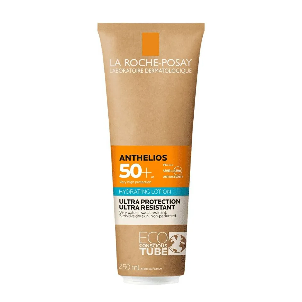 Feuchtigkeitsspendende Sonnenschutzlotion für Gesicht und Körper SPF 50+