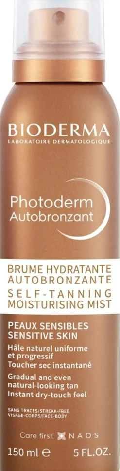 Feuchtigkeitsspendendes Selbstbräunungsspray