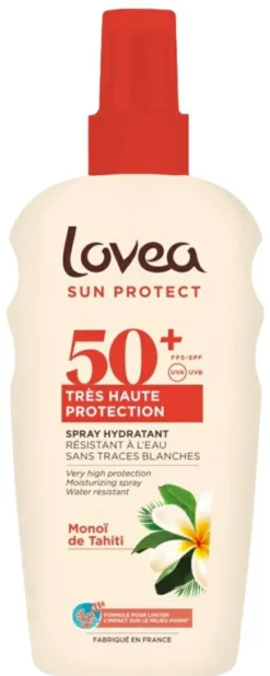 Feuchtigkeitsspendendes Sonnenschutzspray für den Körper mit Monoi-Öl