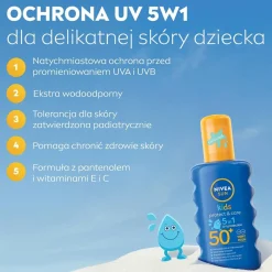 Feuchtigkeitsspendendes Sonnenschutzspray für Kinder SPF 50+