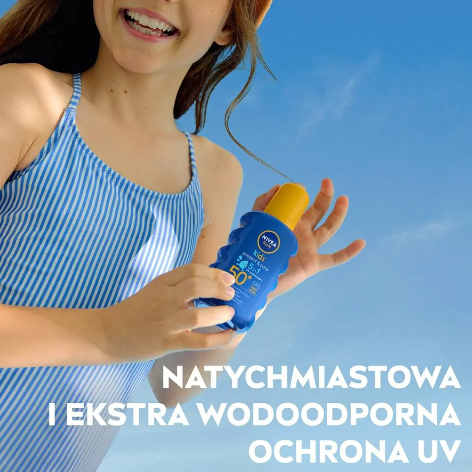 Feuchtigkeitsspendendes Sonnenschutzspray für Kinder SPF 50+