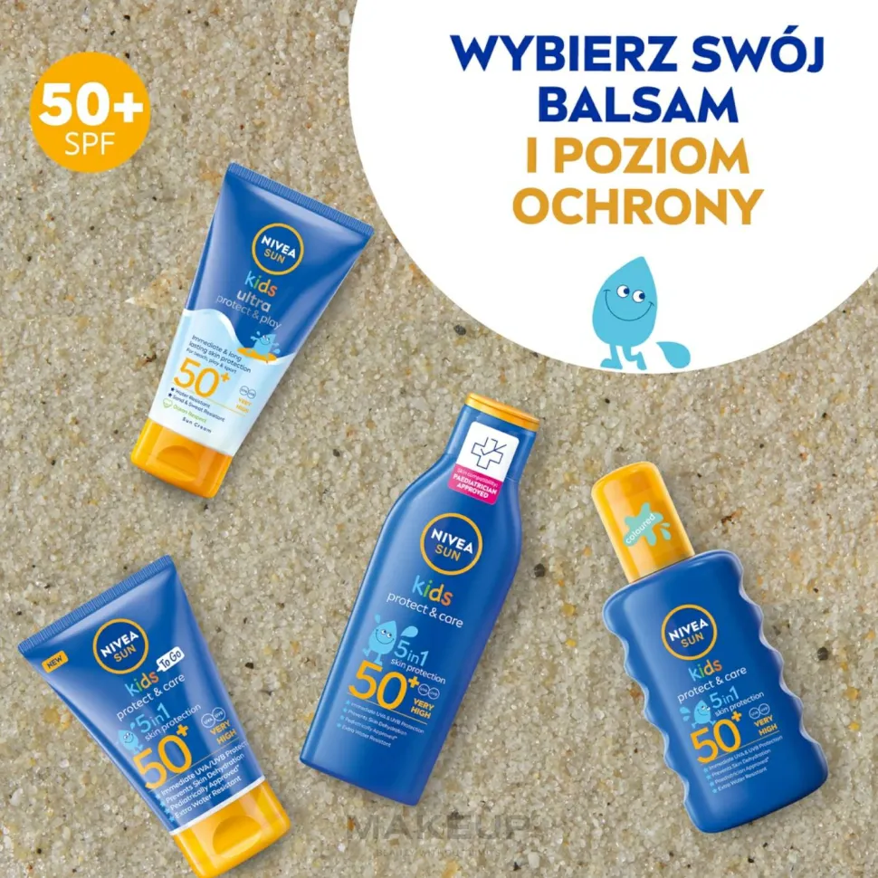 Feuchtigkeitsspendendes Sonnenschutzspray für Kinder SPF 50+