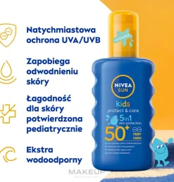 Feuchtigkeitsspendendes Sonnenschutzspray für Kinder SPF 50+