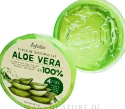 Feuchtigkeitsspendendes und beruhigendes Gesichtsgel mit Aloe Vera