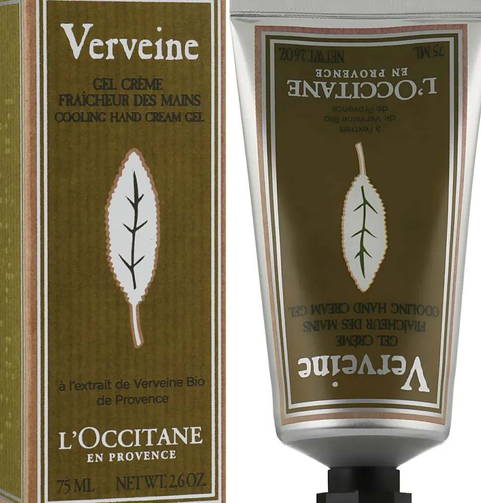 Feuchtigkeitsspendendes und erfrischendes Handcreme-Gel mit Bio Verbene-Extrakt