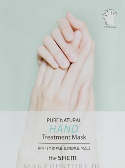 Feuchtigkeitsspendende und pflegende Maske in Handschuh-Form mit Paraffin und Sheabutter